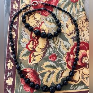 NWT, Carstina alright, Ltd., hand beaded necklace & bracelet